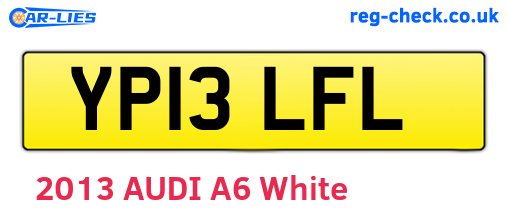 YP13LFL are the vehicle registration plates.
