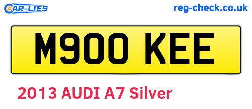 M900KEE are the vehicle registration plates.