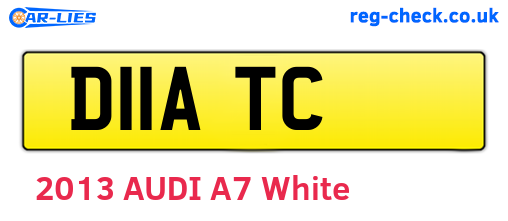 D11ATC are the vehicle registration plates.