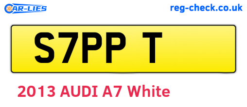 S7PPT are the vehicle registration plates.