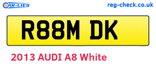 R88MDK are the vehicle registration plates.