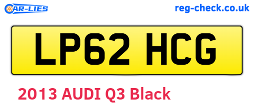 LP62HCG are the vehicle registration plates.