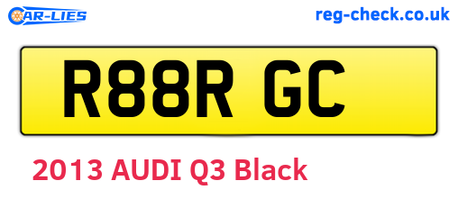 R88RGC are the vehicle registration plates.