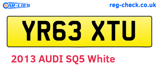 YR63XTU are the vehicle registration plates.