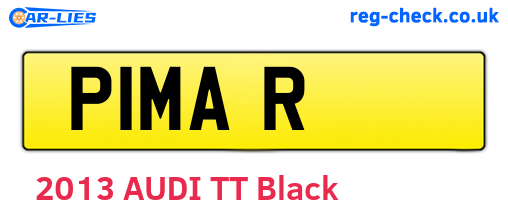 P1MAR are the vehicle registration plates.