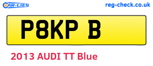 P8KPB are the vehicle registration plates.