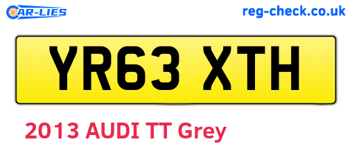 YR63XTH are the vehicle registration plates.