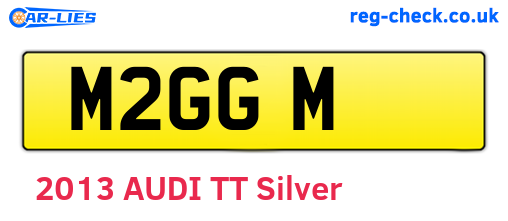 M2GGM are the vehicle registration plates.