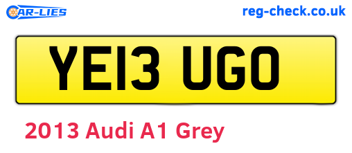 Grey 2013 Audi A1 (YE13UGO)