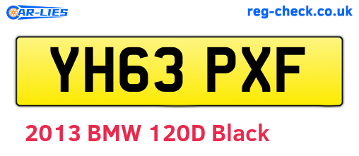 YH63PXF are the vehicle registration plates.