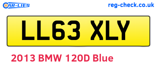 LL63XLY are the vehicle registration plates.