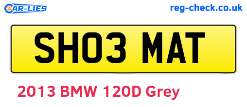 SH03MAT are the vehicle registration plates.