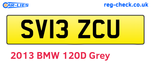 SV13ZCU are the vehicle registration plates.