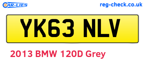 YK63NLV are the vehicle registration plates.