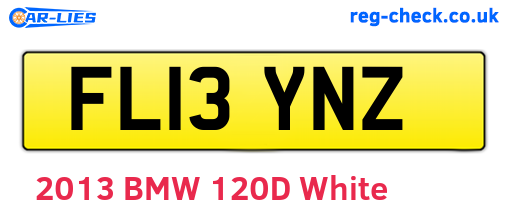 FL13YNZ are the vehicle registration plates.