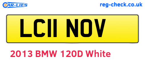 LC11NOV are the vehicle registration plates.