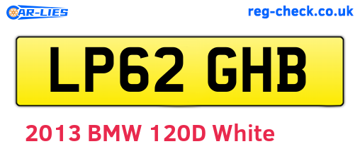 LP62GHB are the vehicle registration plates.