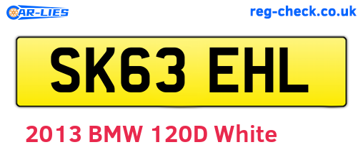 SK63EHL are the vehicle registration plates.
