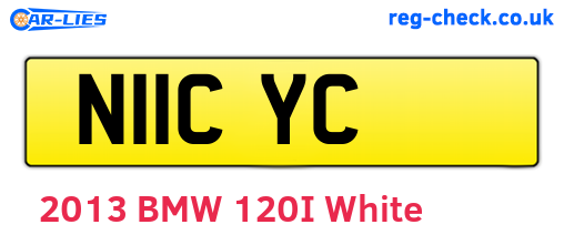 N11CYC are the vehicle registration plates.