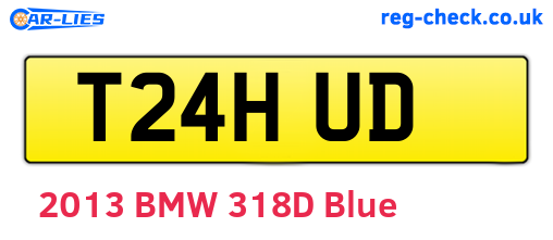 T24HUD are the vehicle registration plates.