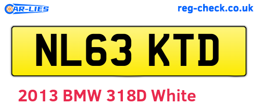 NL63KTD are the vehicle registration plates.