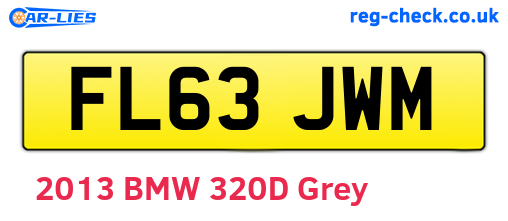 FL63JWM are the vehicle registration plates.