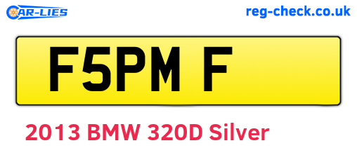 F5PMF are the vehicle registration plates.