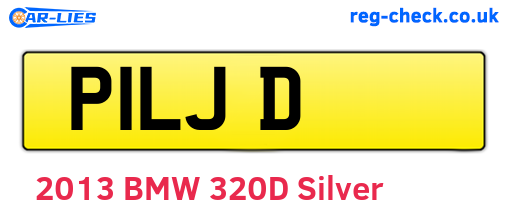 P1LJD are the vehicle registration plates.