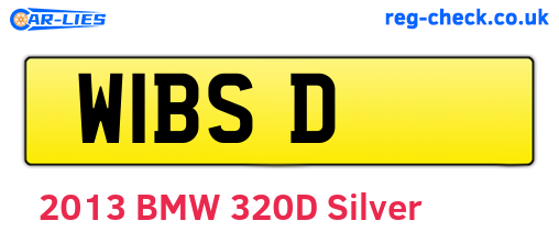 W1BSD are the vehicle registration plates.