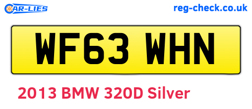 WF63WHN are the vehicle registration plates.