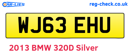 WJ63EHU are the vehicle registration plates.