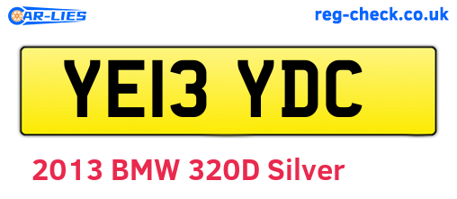 YE13YDC are the vehicle registration plates.