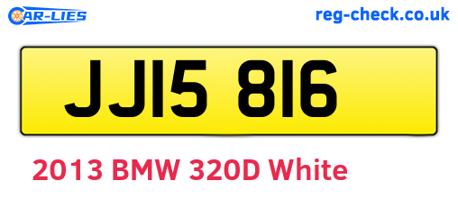 JJI5816 are the vehicle registration plates.