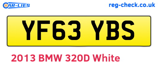 YF63YBS are the vehicle registration plates.