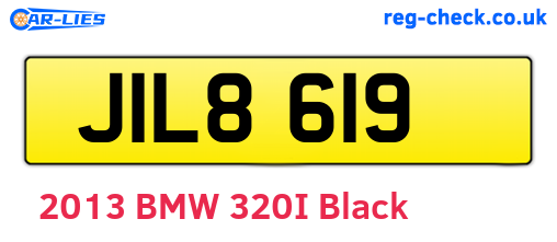 JIL8619 are the vehicle registration plates.