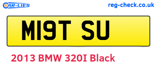 M19TSU are the vehicle registration plates.