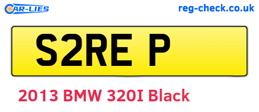 S2REP are the vehicle registration plates.