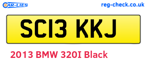 SC13KKJ are the vehicle registration plates.