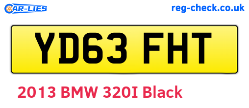 YD63FHT are the vehicle registration plates.