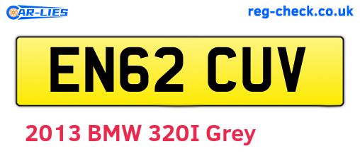 EN62CUV are the vehicle registration plates.