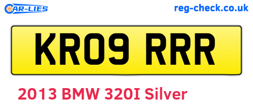 KR09RRR are the vehicle registration plates.