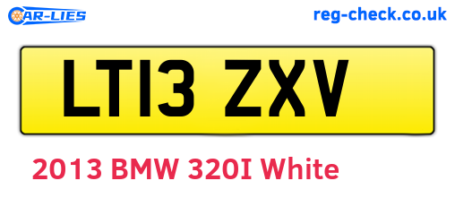 LT13ZXV are the vehicle registration plates.