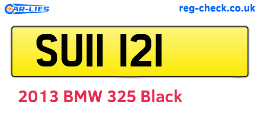 SUI1121 are the vehicle registration plates.