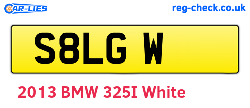 S8LGW are the vehicle registration plates.