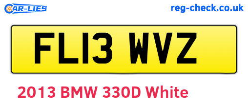 FL13WVZ are the vehicle registration plates.