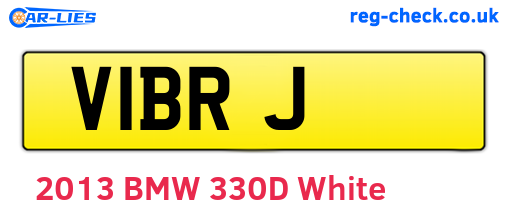 V1BRJ are the vehicle registration plates.