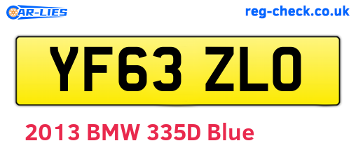 YF63ZLO are the vehicle registration plates.