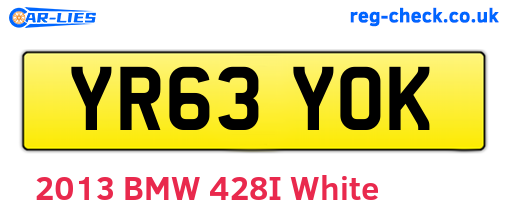 YR63YOK are the vehicle registration plates.