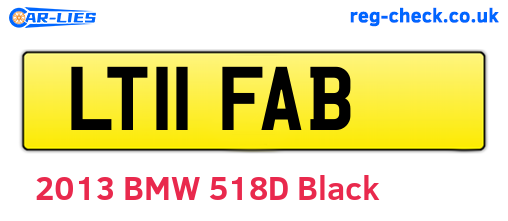 LT11FAB are the vehicle registration plates.