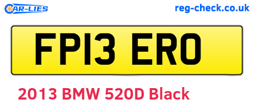 FP13ERO are the vehicle registration plates.